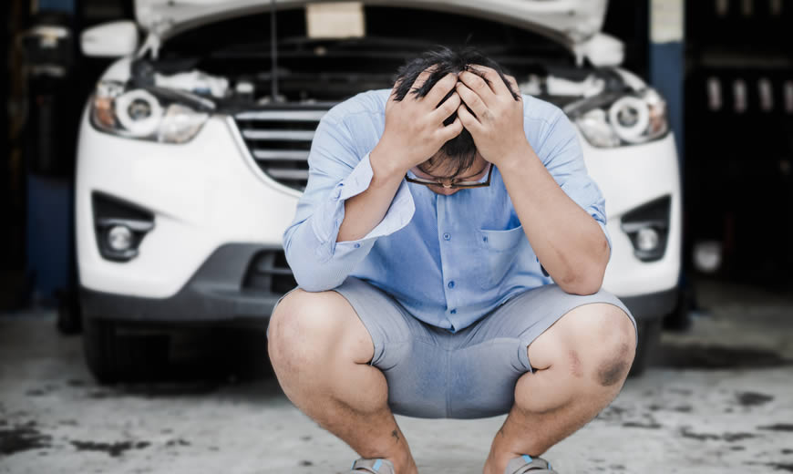 Recientemente estuve en un accidente de auto